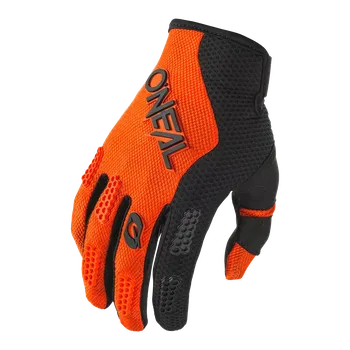 Moto rukavice O'Neal ELEMENT Glove RACEWEAR black/orange, motokrosové rukavice na motorku černo/oranžové
