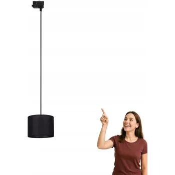 Bodové svítidlo Lustr na lanku 3-fáz. lišto. systému TRACER 1xE27/15W/230V pr. 20 cm černá