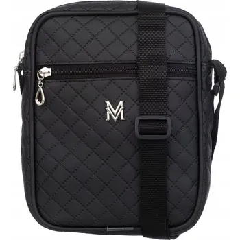 Kabelka Taška kabelka přes rameno Vermari , eko kůže černá