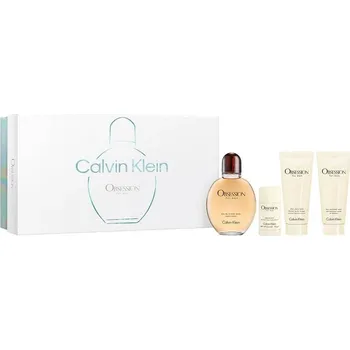 Pánský parfém Calvin Klein Obsession for Men sada toaletní voda 125ml + sprchový gel 100ml + deodorant 75g + voda na holení 100ml