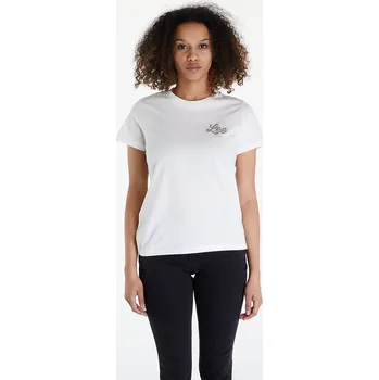 Dámské tričko Tričko Lee Small Logo Tee Ecru L
