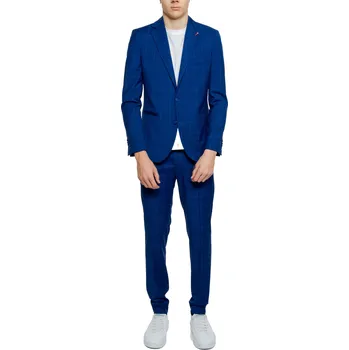 Pánský oblek Modrý pánský oblek Mulish Mulish modrá | bílá 3494136