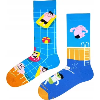 TakaPara Ponožky modré, velikost 46-49