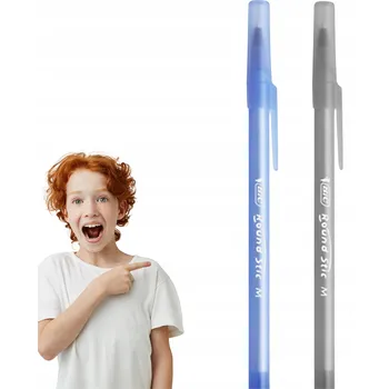 10 ks x propiska BIC Round Stic Classic 1,0 mm: 5x modrá + 5x černá