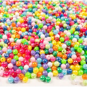 Dětské navlékací korálky DIY Korálky LESKLÉ KŘIŠŤÁLY šperky 2000