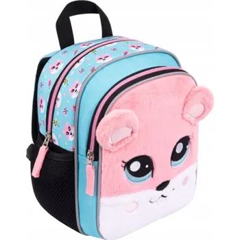 Městský batoh Vícekomorový Batoh pro předškoláky Bambino pro dívky, vícebarevný