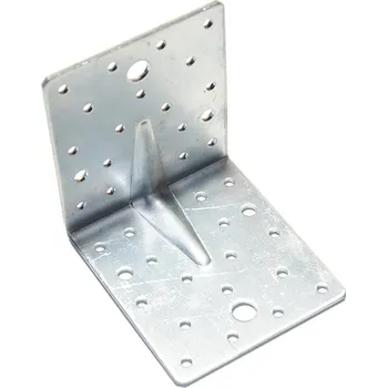 Tesařské kování Úhelník UP7 s prolisem, 90x90x65x2,5mm, Zn