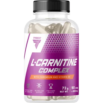 Spalovač tuku Kapsle Trec Nutrition L-Carnitine Complex 90 ks přírodní chuť