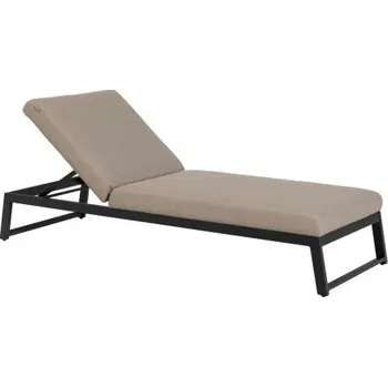 Zahradní lehátko Doppler Melia LIKA-TEX® mocca - luxusní zahradní lehátko