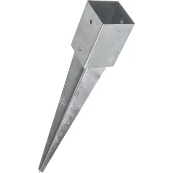 Patka zarážecí s hrotem čtvercová, 71/750mm, žár. Zn