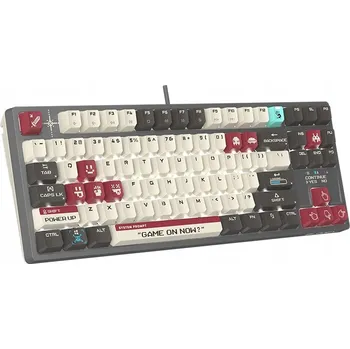 Klávesnice Mechanická klávesnice S87 Pixel Red