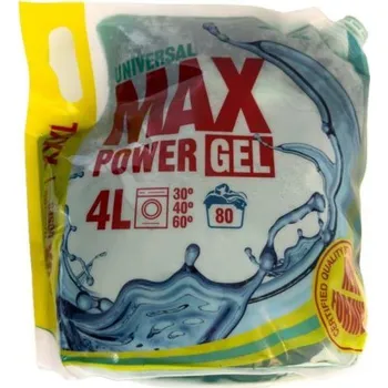 Prací gel Max Power prací gel Universal náplň 4L