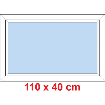 Okno Soft Plastové okno 110x40 cm, FIX neotevíravé