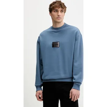 Dámská mikina Bavlněná mikina HUGO Danotop 50553134 modrá 55X, vel. S