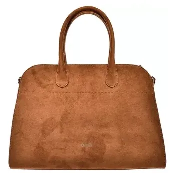 Kabelka BIG STAR SHOES Dámská Shopper Taška Z Eko Zamše Big Star BIG STAR SHOES hnědá 3406952