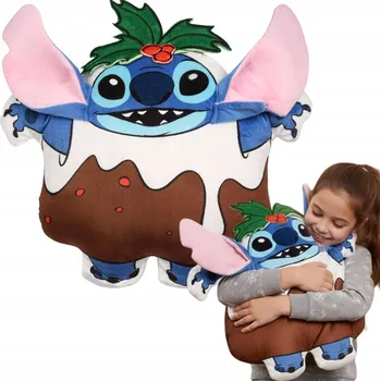 Polštář DISNEY Stitch Vánoční ozdobný polštář, měkký 25x35 cm OEKO-TEX