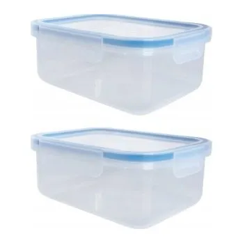 Dóza na potraviny Sada 2 Plastových Nádob na Uskladnění Potravin, Jídlo 2 x 2 l