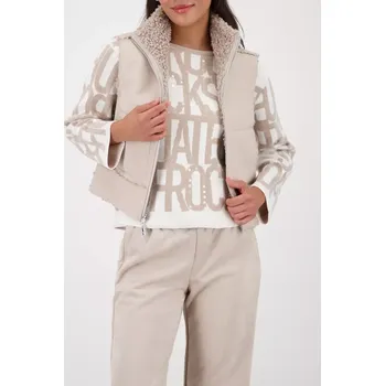 Dámská vesta MONARI FASHION & CHAMPAGNE dámská vesta béžová oboustranná