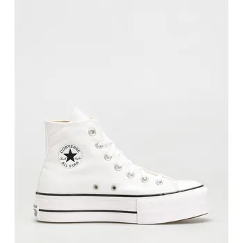 Dámská běžecká obuv Converse Chuck Taylor All Star Lift Hi (white/black/white) 37.5, bílá