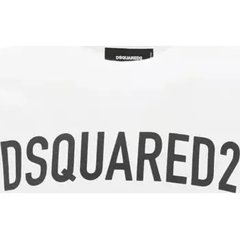 Bílé triko Dsquared2 s krátkým rukávem Dsquared2 černá | bílá 3491723