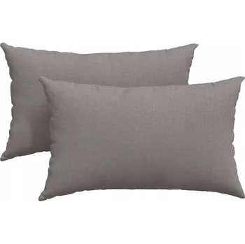Polštář Pohovkové polštáře 2 pcs Taupe 50 x 30 cm textil