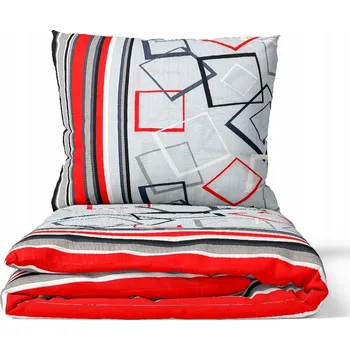 Povlečení KREPOVÉ POVLEČENÍ 160X200 VZOR BÍLÁ HRUBÁ POLSKÁ 100% bavlna módní vzor