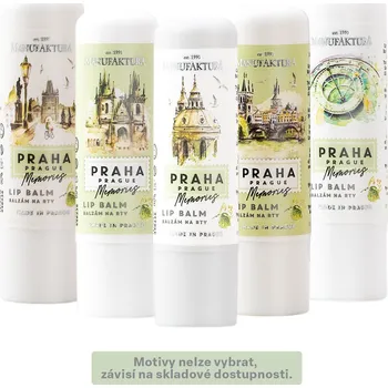 Péče o rty Manufaktura Ochranný balzám na rty PRAHA MEMORIES 4 g
