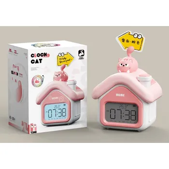 Budík Ramiz Kočka s budíkem