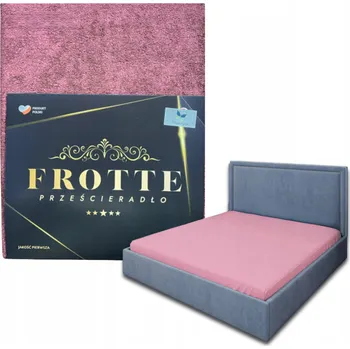 Prostěradlo Froté Prostěradlo 90x200, silné, pudrově růžové, prémiový Polský produkt