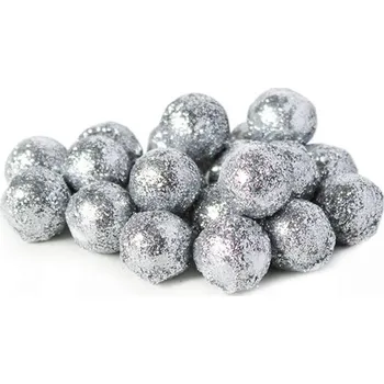 Vánoce KLIA Kulička přízdoba S/20 stříbrná
