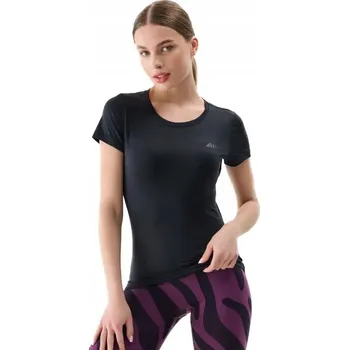 Dámské tričko Tréninkové tričko s krátkým rukávem 4F S černé