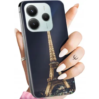 Pouzdro na mobilní telefon Zadní Kryt Hello Case pro Xiaomi Redmi Note 14 5G, černý