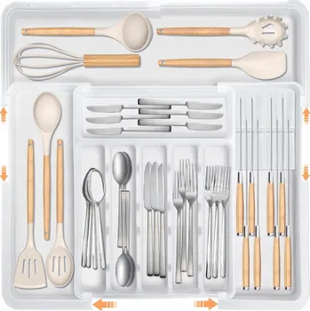 Příborník do zásuvky Organizér do zásuvky na příbory WS 55,9 x 48,3 cm