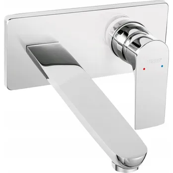 Vodovodní baterie Umyvadlová baterie pod omítku Ferro ALGEO SQUARE stříbrná