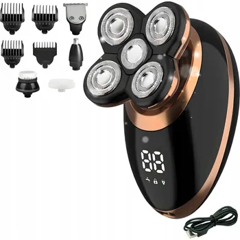 Holicí strojek HOLICÍ STROJEK 5D IPX7 VODĚODOLNÝ S USB NABÍJENÍM PRO MUŽE