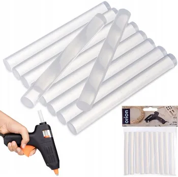 Průmyslové lepidlo 10x Tavná tyčinka LEPIDLO DO PISTOLE na horké lepení 1,1 cm 11 mm