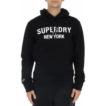 Oblečení a móda Superdry pánská mikina s kapucí Superdry černá 3494338