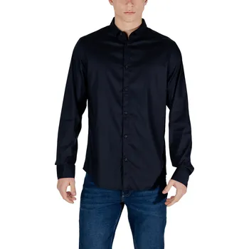 Pánská košile Armani Exchange pánská košile Armani modrá 3457189