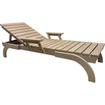 Zahradní lehátko DYNTAR Dřevěné lehátko ARCUS