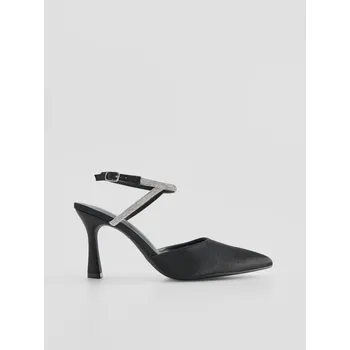 Dámské lodičky Lodičky na nízkém podpatku - 38 - House - černá - 493HB-99X