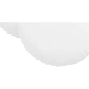 Podsedák Polštáře na sedadla 2 pcs Bílá Ø30 x 13 cm textil