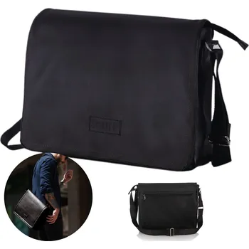 Pánská taška přes rameno kabelka přes rameno Solier S11 černá