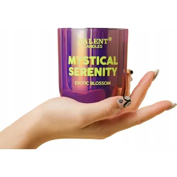 Svíčka Sójové vonné svíčky s 3 bavlněnými knoty Dárek Exotická květina