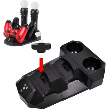 Hra pro PlayStation 4 DOKOVACÍ STANICE PRO NABÍJENÍ OVLADAČŮ PS4 a PSMOVE