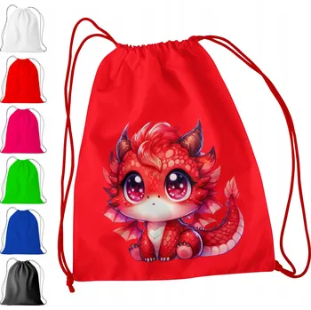 Obraz ČERVENÝ SÁČEK DO ŠKOLKY, ŠKOLY, NA TV - ČERVENÝ DRAK