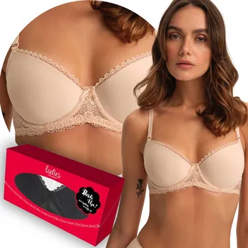 Podprsenka Push-up podprsenka 70A Henderson Kassidy béžová vyjímatelné vycpávky