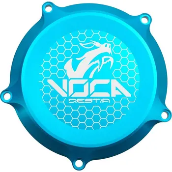 Blok motoru Voca Racing Kryt víka spojky Voca CNC tyrkysový pro Minarelli AM6 VCR-RD19188COVER3/CY