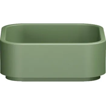 HAKO keramické umyvadlo na desku 40x40cm, verde mat