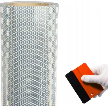 Fólie 60x200 Samolepicí Bílá Vysoká výstražná odrazka