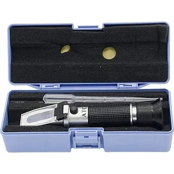 Náplň do chladiče a ostřikovače REFRAKTOMETR 4v1 TESTER CHLADICÍ KAPALINY ADBLUE ELEKTROLYTU OSTŘIKOVAČŮ